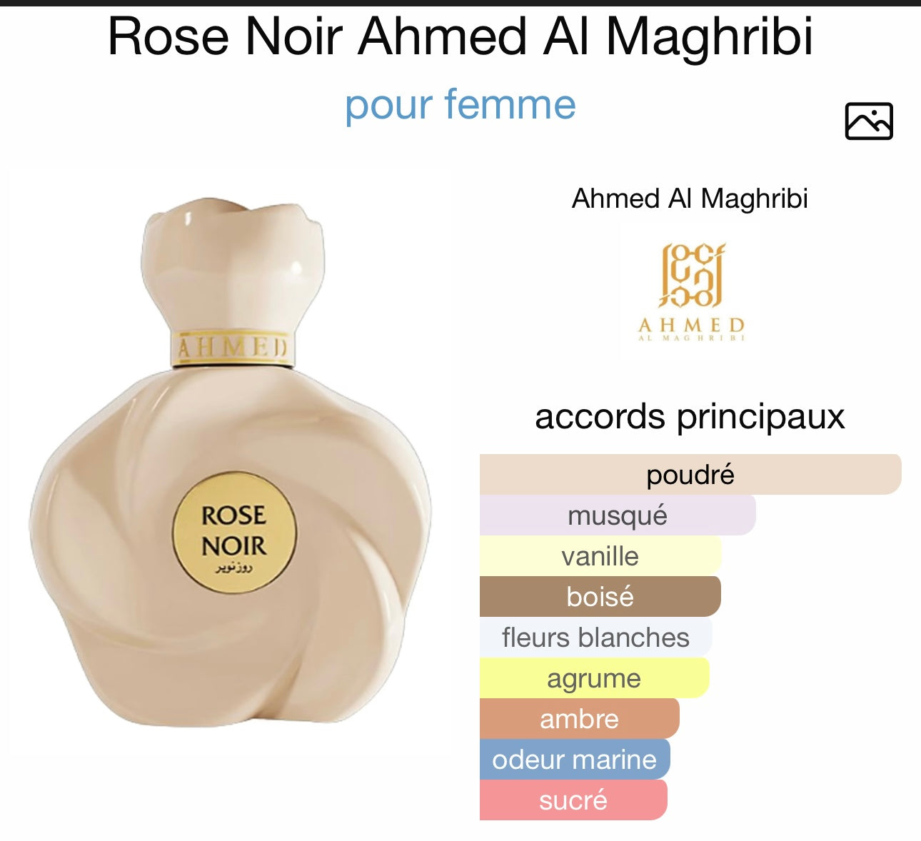 Rose Noir Ahmed Al Maghribi